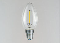FG45 2W / 4W Yellow Filament LED Light Bulbs CE Untuk Perumahan Dan Dalam Ruangan