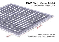 45W Indoor LED Grow Light / Lampu Tumbuh Spektrum Penuh IP65 Hemat Energi CE / ROHS