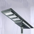 Plastik All In One LED Solar Street Light SMD 2835 Chip Lampu Surya Luar Ruangan