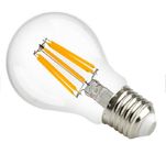 Bright Globe LED Filament Bulb, Hangat White Filament LED Bulb Glass 3300K