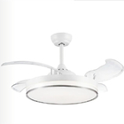 Smd2835 240v Remote Led Ceiling Fan Dengan Cahaya