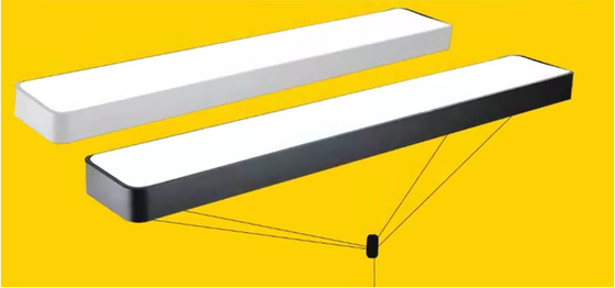 Suspended 3000k Led Linear Strip Light Untuk Kantor