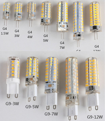 18w G9 Bulb 220V Sorot Led Pin Tanpa Stroboskopik 12w Tiga Warna Peredupan