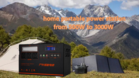 Rumah 0.5kwh Portable Solar Power Bank Waktu Siaga Ultra Panjang