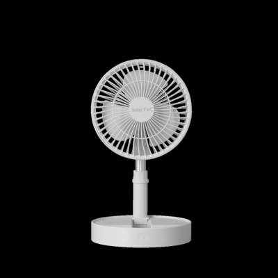 Kipas Ditarik Portabel Dengan Lampu Malam Lipat Baterai Abs Nirkabel 5200mah Kecil