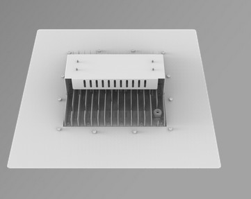 Aluminium Ip65 Led Gas Station Light 80w 120w 140w 200w 130lm / W