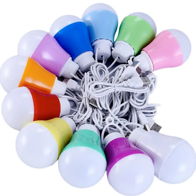 5w 5v Indoor Led Light Bulbs Dengan Wire Dan Kabel Usb Untuk Keluarga Liburan