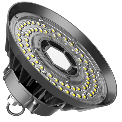 Cahaya Tinggi 100w hingga 240w UFO High Bay Light 150lm/W Untuk Lokakarya Dan Gudang