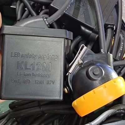 KL12LM 12AH LED Penambangan Cap Lampu Waterproof headlight baik untuk semua jenis Penambangan termasuk Penambangan bawah tanah