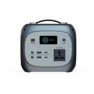 Stasiun listrik darurat portabel dengan kapasitas panel surya 256WH 300W untuk berkemah atau penggunaan keluarga