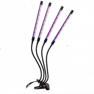Clip Full Spectrum Dimmable Plant Grow Lamp dengan lampu merah biru untuk rumah kaca atau tanaman dalam ruangan