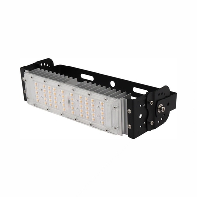 50w 100w 150w 200w Lampu sorot LED bertenaga tinggi Lampu sorot modular dengan Bracket Adjustable IP66 baik untuk pencahayaan dalam ruangan dan luar ruangan