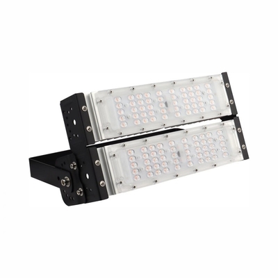 50w 100w 150w 200w Lampu sorot LED bertenaga tinggi Lampu sorot modular dengan Bracket Adjustable IP66 baik untuk pencahayaan dalam ruangan dan luar ruangan