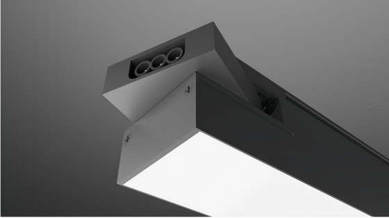 Bebas Kombinasi Lampu LED linier hingga 1000w dengan Konektor untuk Gedung Kantor Mall