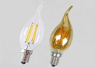 Filament C35 LED Bulb 2 Watt Dengan Tail, Vintage Filament Bulb Glass 4 Pcs