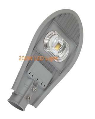 IP65 200W Lampu Jalan LED Luar Ruangan 3000K / 6500K 130LM / W Sumber Cahaya COB