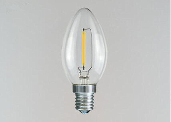 FG45 2W / 4W Yellow Filament LED Light Bulbs CE Untuk Perumahan Dan Dalam Ruangan