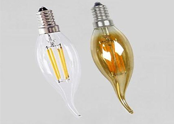 Electric Driven Filament Lampu LED, Bahan Kaca Tegangan 220V 2700K - 6500K