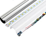 T8 Type LED Tube Light Bulbs Peringkat IP33 Lumen Tinggi Dengan Tegangan Input 85 - 265V