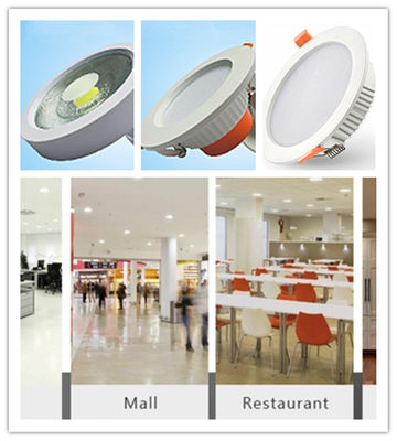 5w - 50w Kamar Mandi Dalam Ruangan Led Downlight Led Cob Ceiling Light Aluminium Lamp Body Material