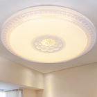 Indoor Round Led Ceiling Light Surface Mounted Night Light 24W dan 32W untuk Ruang Makan