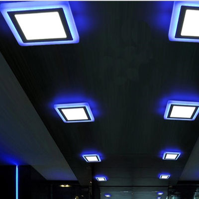 Bilah dan KTV menggunakan Biru/Hijau/Pink Three Gears Two Colors Down Light Square Outlook