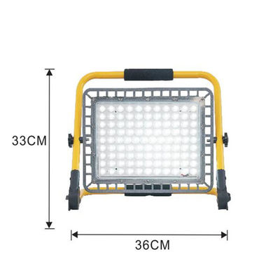 100W hingga 300W Pegangan Lampu Sorot LED Isi Ulang untuk Penggunaan Luar Ruangan