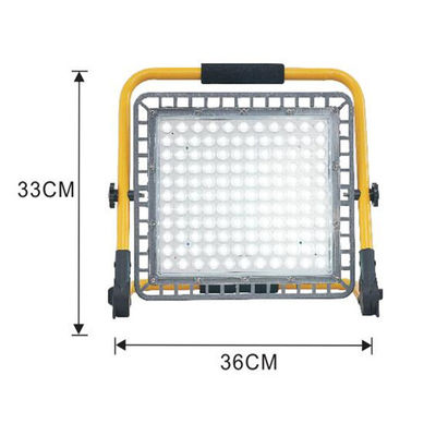 100W hingga 300W Pegangan Lampu Sorot LED Isi Ulang untuk Penggunaan Luar Ruangan