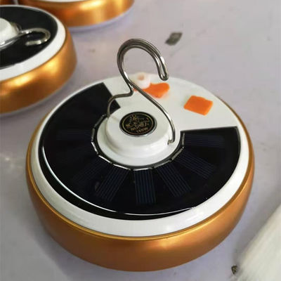 160W Rechargeable UFO Bulb Solar Lamp untuk Penggunaan Dalam Ruangan Cahaya Putih