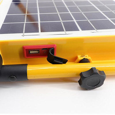 Hand Hold Portable Solar Sorotan dengan Konektor USB untuk Penerangan Darurat