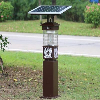 Outdoor Menggunakan Solar Rechargeable Mosquito Killer Garden Light