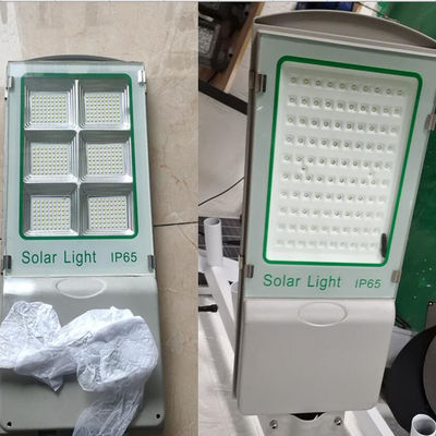 IP65 AL Extra Solar Panel Aio Solar Street Light Bekerja Selama 3-4 Hari Berjalan