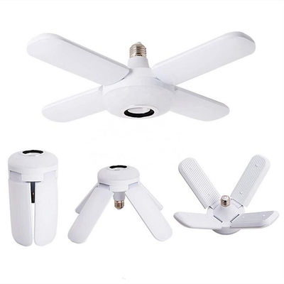 Four Leaf Fan Blade 20w Lampu Musik Bluetooth, Bola Lampu Led Dalam Ruangan Cri80