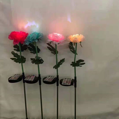 Cri70 1m 1.2m Tinggi Solar Flower Light Untuk Taman Liburan