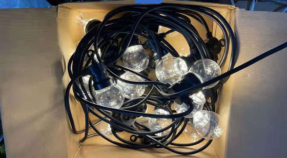 G50 G40 A60 Liburan Ip65 Lampu Strip Tenaga Surya
