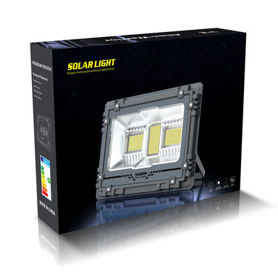 Bluetooth 60w Solar Rgb Flood Light IP66 Untuk Pesta Keluarga Taman Halaman