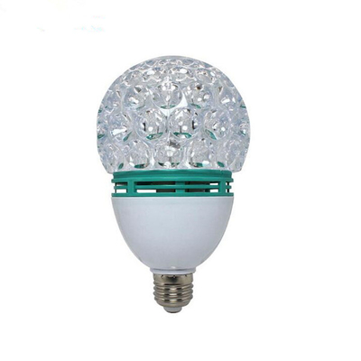 IP33 B22 Led Disco Bulbs Lampu Plastik Tubuh 360 Derajat Rotasi Pesta