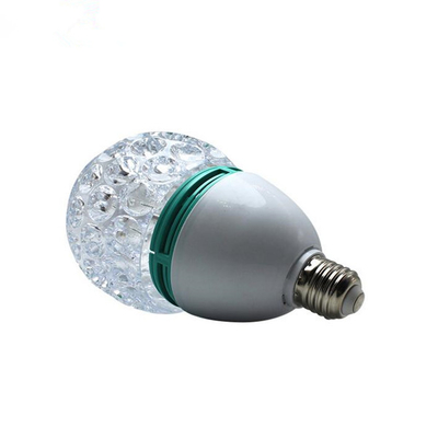 IP33 B22 Led Disco Bulbs Lampu Plastik Tubuh 360 Derajat Rotasi Pesta