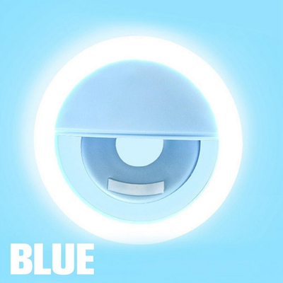 Cri70 Selfie Led Ring Light Fotografi Kecantikan Flash Klip Di Ponsel Baterai Portabel Dioperasikan