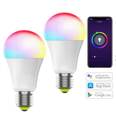 Perumahan Aluminium Pc Perumahan Smart Bulb Dengan Remote Ac175v
