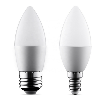 Aluminium C37 Bright Led Candle Bulb Dengan Perumahan Putih Dan Ekor