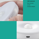 Lampu Malam Desain Bulat dengan Sensor Gerak untuk Kamar Tidur Cahaya putih 6000K