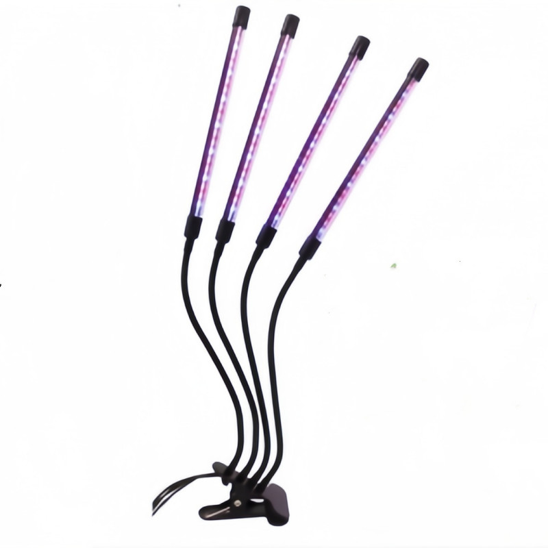 Clip Full Spectrum Dimmable Plant Grow Lamp dengan lampu merah biru untuk rumah kaca atau tanaman dalam ruangan