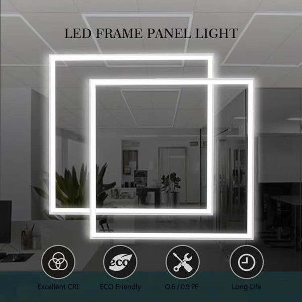 LED Panel Frame Light Square Version untuk Kantor dan Pusat Perbelanjaan