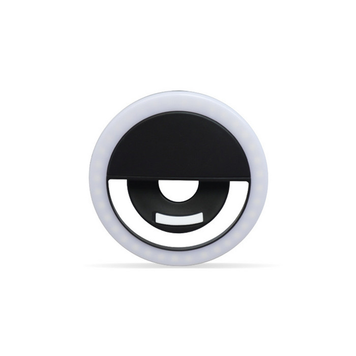 Cri70 Selfie Led Ring Light Fotografi Kecantikan Flash Klip Di Ponsel Baterai Portabel Dioperasikan